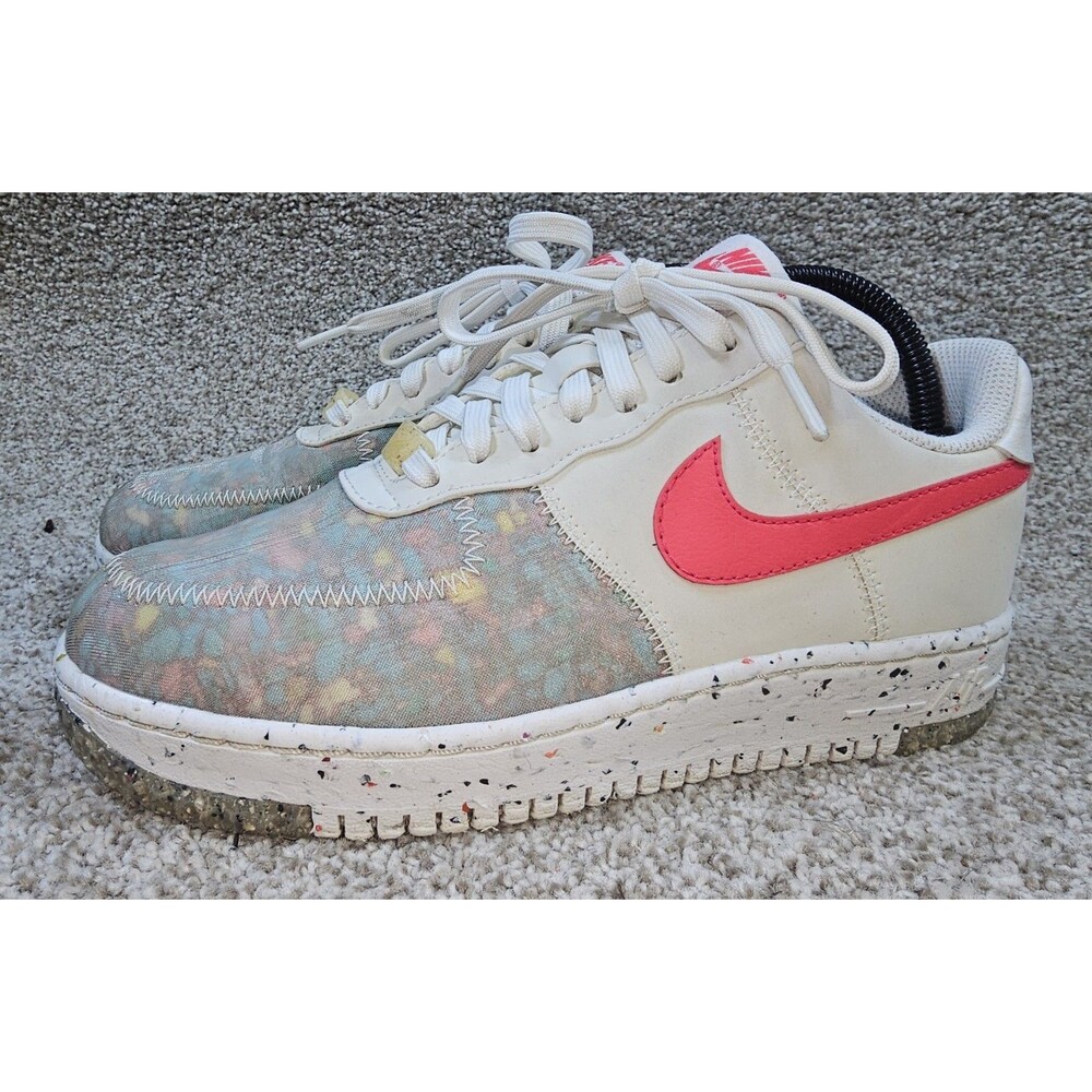 Nike Air Force 1 Crater Recycled Siren Red W Womens 7.5‎